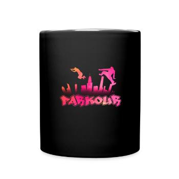 Pink Parkour - Mug uni - noir - Devant