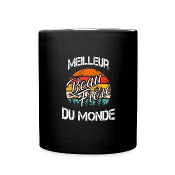 Meilleur beau-frère du monde - Mug uni - noir - Devant