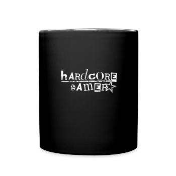 Hardcore-Gamer - Tasse einfarbig - Schwarz - Vorne