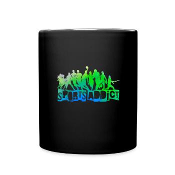 Sport addict - Full Colour Mug - black - Front