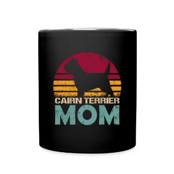Cairn Terrier Dog Mama Maman pour Mistress You - Mug uni - noir - Devant