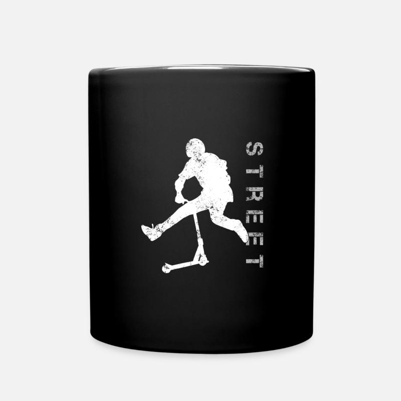 Street trottinette freestyle - Mug uni - noir