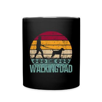 Patterdale Terrier Papa Dad Master Sayings - Full Colour Mug - black - Front