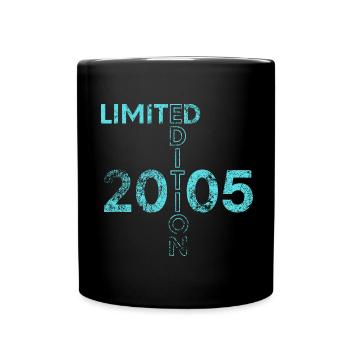 Limited Edition 2005 18. Geburtstag Geschenk - Tasse einfarbig - Schwarz - Vorne