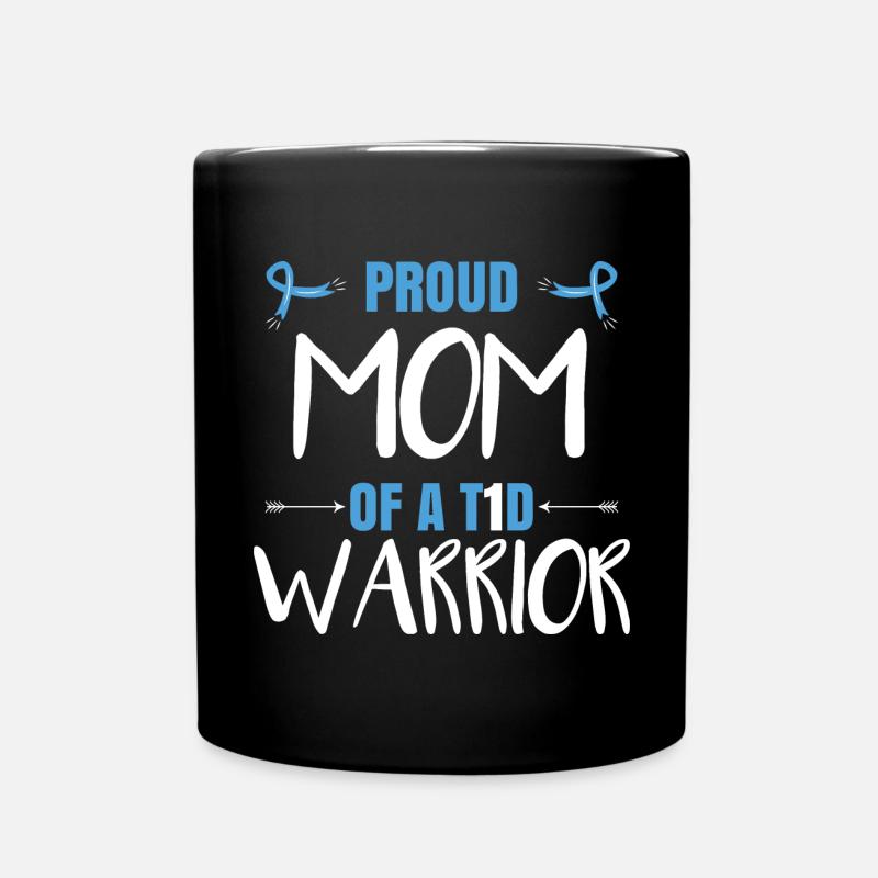 Maman d’un guerrier du DT1 - Mug uni - noir