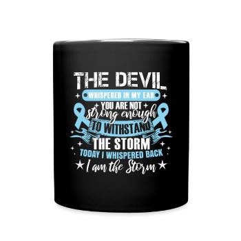 Colon Cancer Warrior - Full Colour Mug - black - Front
