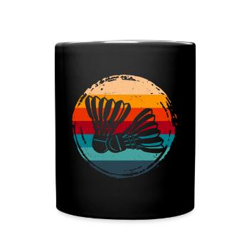 Badminton - Tasse einfarbig - Schwarz - Vorne