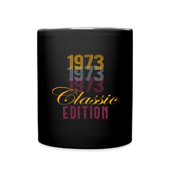 1973 Édition classique - Mug uni - noir - Devant