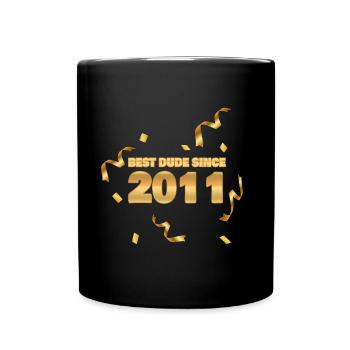 Jahr 2011 - Tasse einfarbig - Schwarz - Vorne