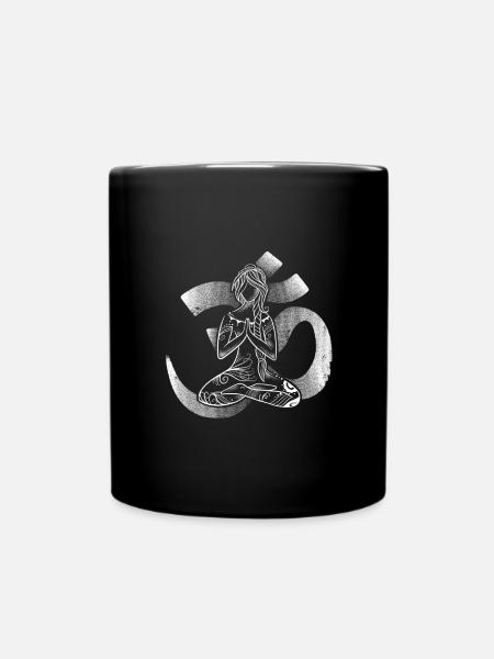 Symbole Aum Yoga Bouddhisme - Mug uni - noir