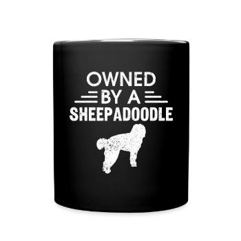 Sheepadoodle Doodle Dog - Mug uni - noir - Devant