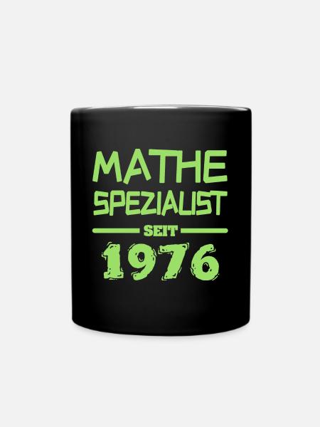 Jahr 1976 - Tasse einfarbig - Schwarz