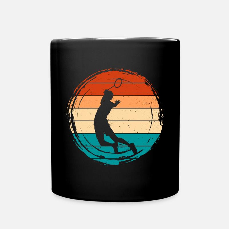 Badminton - Tasse einfarbig - Schwarz