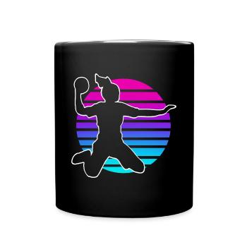 Handball Handball Player Women Handball - Full Colour Mug - black - Front
