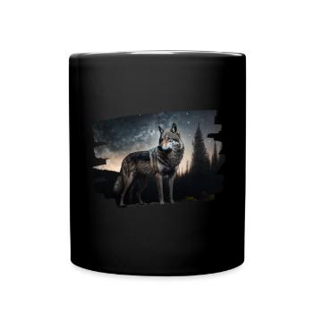 Realist Wolf - Full Colour Mug - black - Front