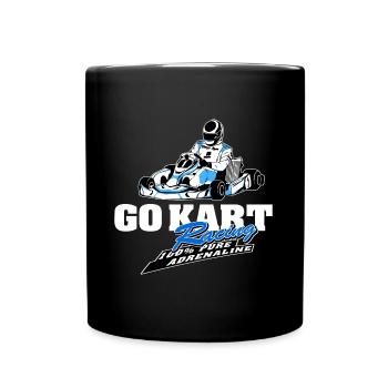 GoKart - Karting - Kart - Go Kart - Full Colour Mug - black - Front