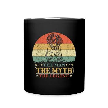 Welsh Springer Spaniel Papa Papa Master Dicton - Mug uni - noir - Devant