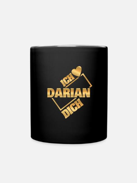 Liebespaar Darian - Tasse einfarbig - Schwarz