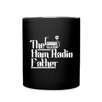 Ham Radio Operator Dad Father Papa Sprüche - Tasse einfarbig - Schwarz - Vorne