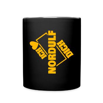 Couple Nordulf - Tasse einfarbig - Schwarz - Vorne
