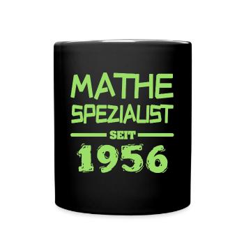 Witzig 1956 - Tasse einfarbig - Schwarz - Vorne
