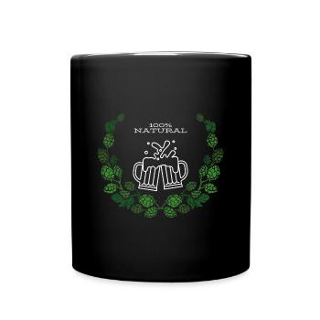 Hops natural - Full Colour Mug - black - Front