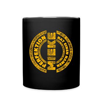 Perfektion Mieke - Tasse einfarbig - Schwarz - Vorne