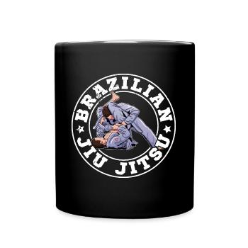 Jiu Jitsu Martial Arts Sport Kämpfer Spruch BJJ - Tasse einfarbig - Schwarz - Vorne