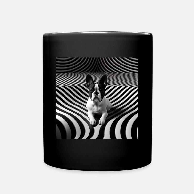 Bouledogue français, bouledogue, cadeau de chien - Mug uni - noir