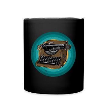 Book, Typewriter, Roman, Classics, Books - Full Colour Mug - black - Front