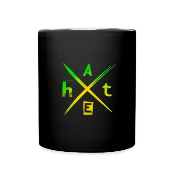 H A T E hate - Full Colour Mug - black - Front