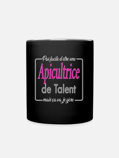 Apicultrice de talent mais ça va, je gère - Mug uni - noir