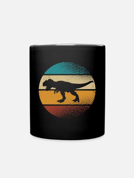 T Rex - Tasse einfarbig - Schwarz