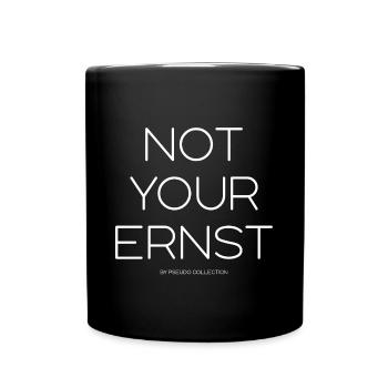 Not Your Ernst English for Runaways - Tasse einfarbig - Schwarz - Vorne