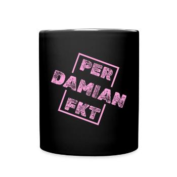 Perfekt Damian - Tasse einfarbig - Schwarz - Vorne