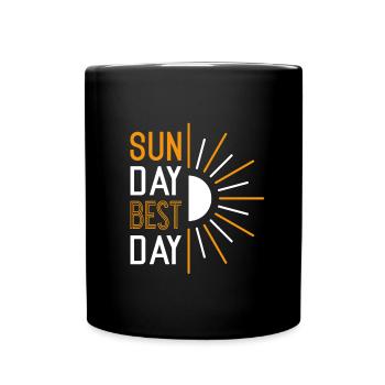 sunday best day - Full Colour Mug - black - Front