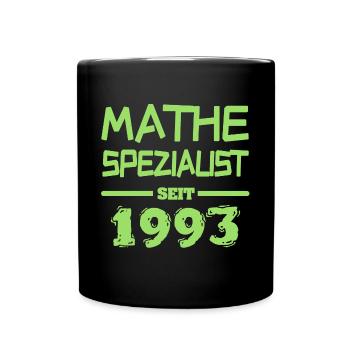 Witzig 1993 - Tasse einfarbig - Schwarz - Vorne