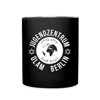 Juze Logo Pulli - Tasse einfarbig - Schwarz - Vorne