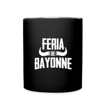 Feria de Bayonne - Mug uni - noir - Devant