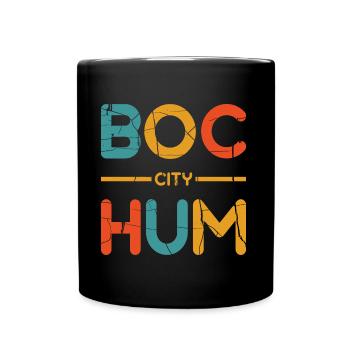 Bochum Vintage City - Tasse einfarbig - Schwarz - Vorne