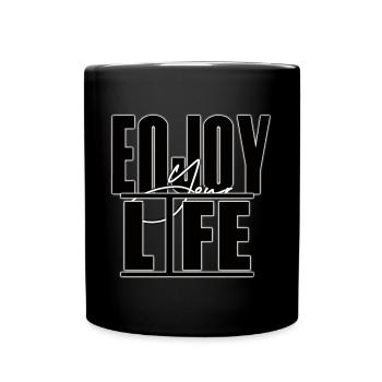 Profitez de votre vie - Mug uni - noir - Devant