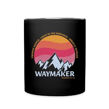 Pionnier, faiseur de miracles, gardien de promesses - Mug uni - noir - Devant