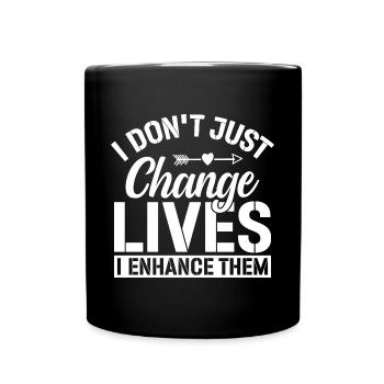 Le chirurgien plasticien ne change pas d’expert de la vie - Mug uni - noir - Devant