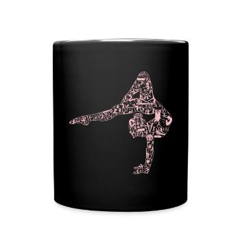 Gymnaste Gymnastique rythmique Gymnastique artistique - Mug uni - noir - Devant