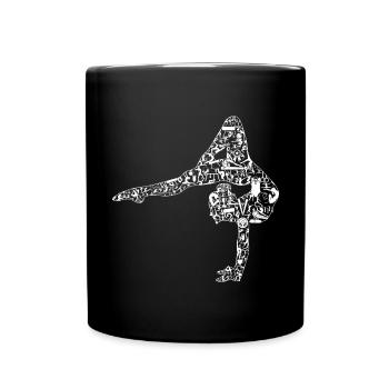 Gymnaste Gymnastique rythmique Gymnastique artistique - Mug uni - noir - Devant