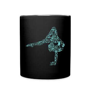 Gymnaste Gymnastique rythmique Gymnastique artistique - Mug uni - noir - Devant