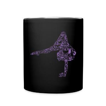 Gymnaste Gymnastique rythmique Gymnastique artistique - Mug uni - noir - Devant