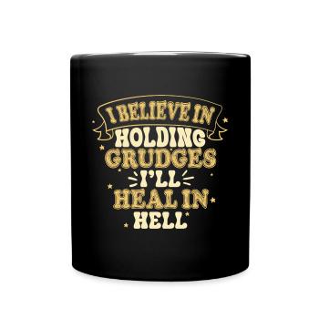 I believe in guilt that I feel in hell - Full Colour Mug - black - Front