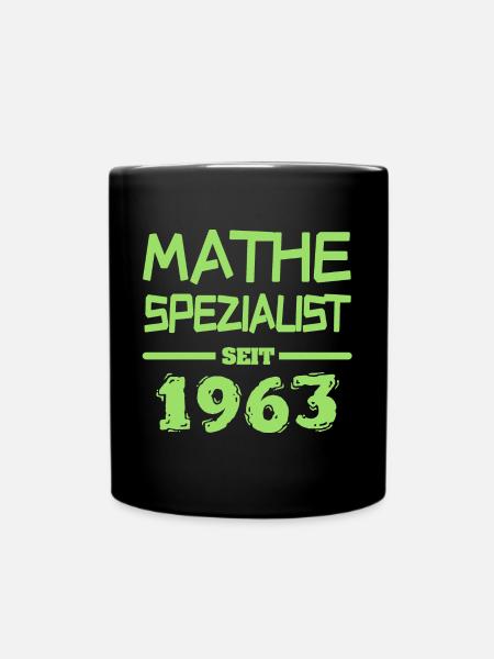 Mathespezialist 1963 - Tasse einfarbig - Schwarz