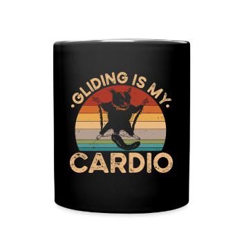 Segelfliegen Cardio Sugar Glider Besitzer Sugar - Tasse einfarbig - Schwarz - Vorne